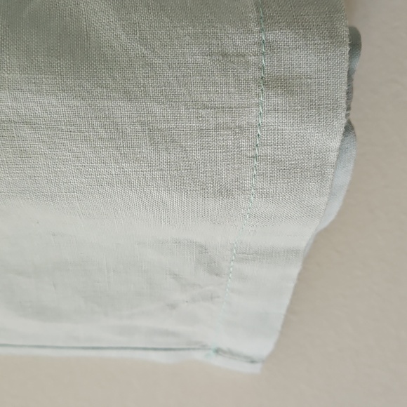 Talbots Light Blue Linen Maxi Skirt With Belt Lightwight Size 6 - Picture 8 of 13